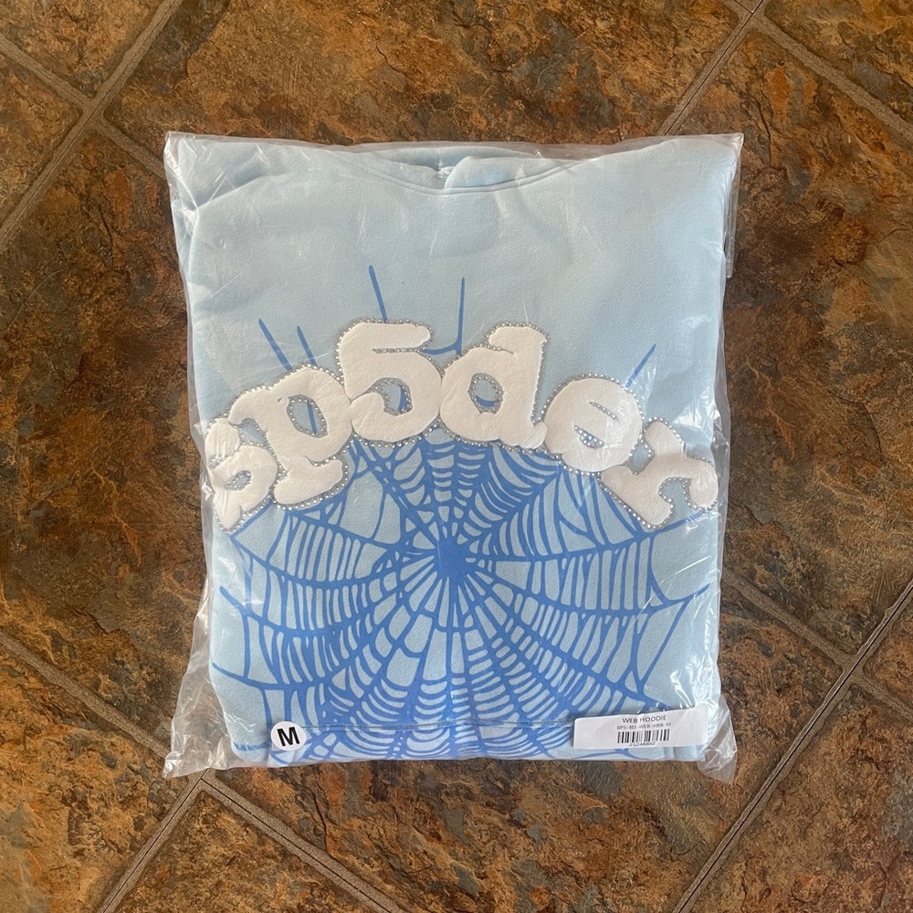 Light Blue Spider Hoodie